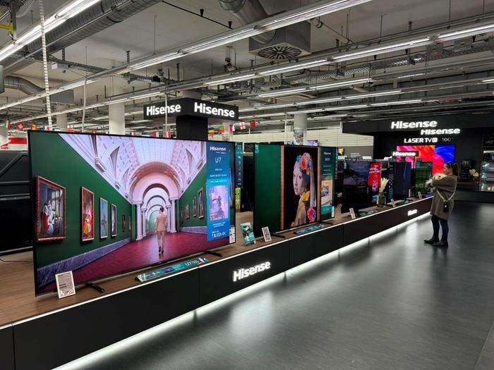 销量销额双第一,海信电视百吋大屏2025迎开门红!